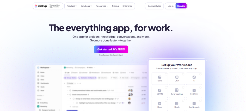 aplicaciones de productividad - Haga clic hacia arriba